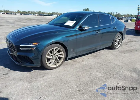 2022 Genesis G70 2.0T Rwd из США, поврежденный, VIN KMTG34TA6NU097675